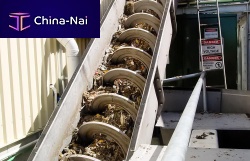 Wastewater treatment dewatering press SDS