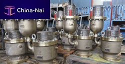 Air relief valve for vacuumfor water systemsflange