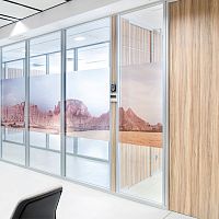 Removable partition MASTERwoodenlaminateglazed