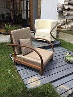 Contemporary armchair ENJOYwoodenoutdoor