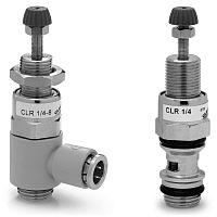 Miniature pressure regulator CLR seriespistonsingle-stagebrass
