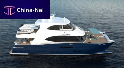 Catamaran motor yacht Elysiancruisingflybridgealuminum