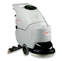Walk-behind scrubber-dryer battery-powered