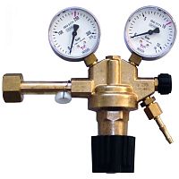 Cylinder pressure regulator for gasspringsingle-stage
