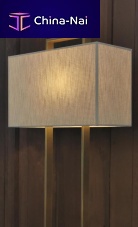 Floor-standing lamp MANDOULIS fabriccontemporarycorded