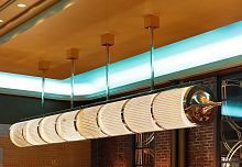 Hanging light fixture HAVANNA ART.B32incandescentlinearround