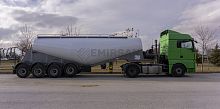 Silo semi-trailer V3-axle4-axletowed