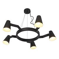 Contemporary chandelier BIARRITZ/H5/B iron5 lightcommercial