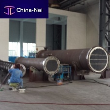 Shell and tube heat exchanger liquid/liquidsteel
