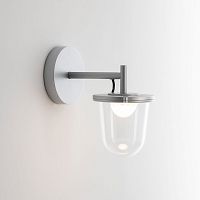 Contemporary wall light Tolomeooutdooropalescent glassaluminum