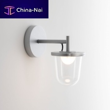 Contemporary wall light Tolomeooutdooropalescent glassaluminum