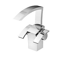 Double-handle bidet mixer tap WABI: 19350countertopchromed metalbathroom