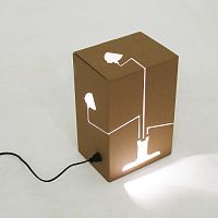 Table lamp NOT A LAMPcardboardcontemporarycorded