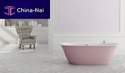 Oval bathtub BETA ESSENTIAL V1 170x80free-standinghydromassagechromotherapy