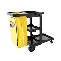 Cleaning cart FG617388BLAplastic3 levelsbasket