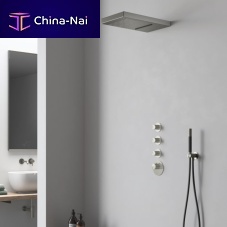 Shower mixer tap WATERLINE : SA300.SC + SK + TC.HF3wall-mountedthermostaticstainless steel 316L