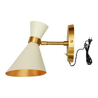 Contemporary wall light PEGGYindoorbrassconical