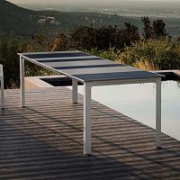 Contemporary dining table LEVANTEceramicwooden baserectangular