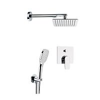 Recessed wall shower set D09S028CPUFD20contemporarywith hand shower