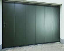 Thermo-lacquered steel garage door sliding sectionalpolyurethane foammanual
