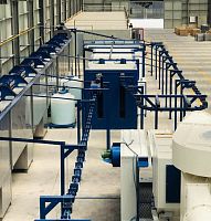 Tunnel oven curinggaspowder coating