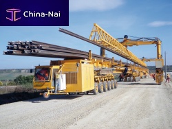 6-axle self propelled trolley Tire Trolley 50for construction
