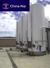 Mixer pressure vessel for the food industry