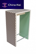 Contemporary bar stool NORDICO VERACEwith footrestmulti-color