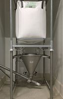 Powder big bag unloading machine