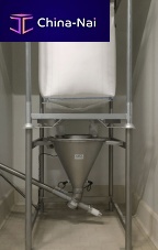 Powder big bag unloading machine