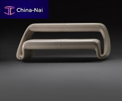 Contemporary sofa AIR LOUNGE SYSTEMleatherbrownby Fabio Novembre