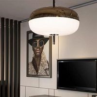 Pendant lamp AMARETTO metalbronzenickel