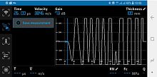 Visualization software A1410 PULSARmeasurementinterfaceinstrument