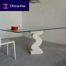Original design dining table Flexcrystalstone baserectangular