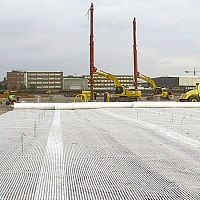 Reinforcement geogrid SECUGRID®for ground stabilizationfor foundationfor retaining walls