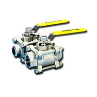 Ball valve KSV20 serieslevershut-off3-piece