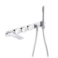 Shower mixer tap 4595.11.76for bathtubwall-mountedthermostatic