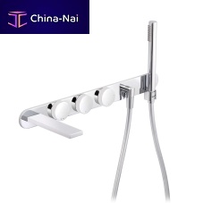 Shower mixer tap 4595.11.76for bathtubwall-mountedthermostatic