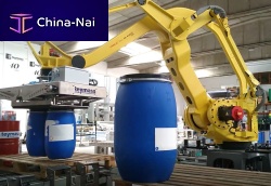 Robotic palletizer industrialdrumfor empty container