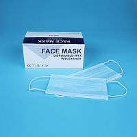 EN14683 surgical mask polypropylenebox of 50blue