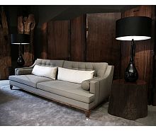 Traditional sofa RITA fabricwhite2-person
