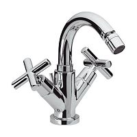 Double-handle bidet mixer tap J6200 countertopchrome-plated brassbathroom