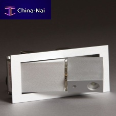 Contemporary wall light indoormetalrectangular