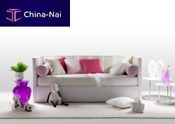 Sofa bed SUMMER Econtemporaryfabricleather