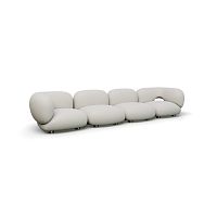 Modular sofa Blowcontemporaryfabricblue