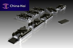 Electric self-propelled trailer 5-axlefor heavy loadslifting