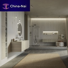 Wall-hung washbasin cabinet TESTADURA DOGATOwoodcontemporarywithout door