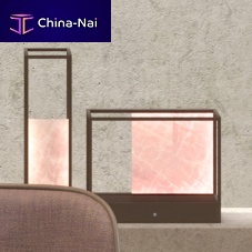 Table lamp EGLI metalcontemporarywith rechargeable battery