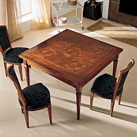Louis XVI style chair ART 45 APindoorleatherwooden base