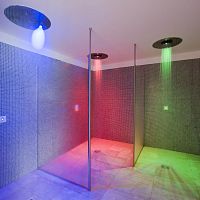 Multi-function shower metalrectangularfor spa